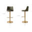 Tabouret de comptoir pivotant lisse Yark-122253130