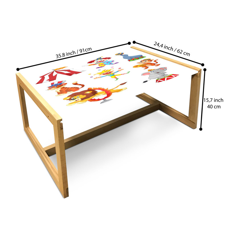 Jackleen Sled Coffee Table, 40cm H x 91cm W x 62cm D