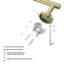 Ensemble de quincaillerie de salle de bain 5 pièces-72020197
