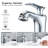 Single-handle Bathroom Faucet with Drain Assembly
