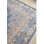 Blue Hand-Knotted Wool Circular Emblem Medallions Geometric Modern Contemporary Carpet Rug-504379261