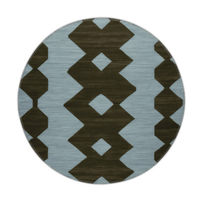 Trellis Brown Indoor and Outdoor Area Rug