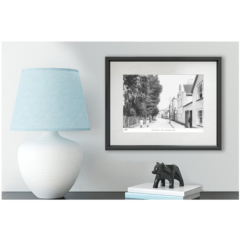 Topsham, The Strand 1906 by Francis Frith - Single Picture Frame Print, 28cm H x 36cm W x 2.3cm D