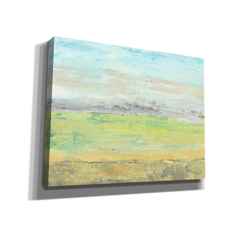 «Distant Front Range I» par Tim O'toole, art mural sur toile, H 26 po x l 34 po x P 1,5 po
