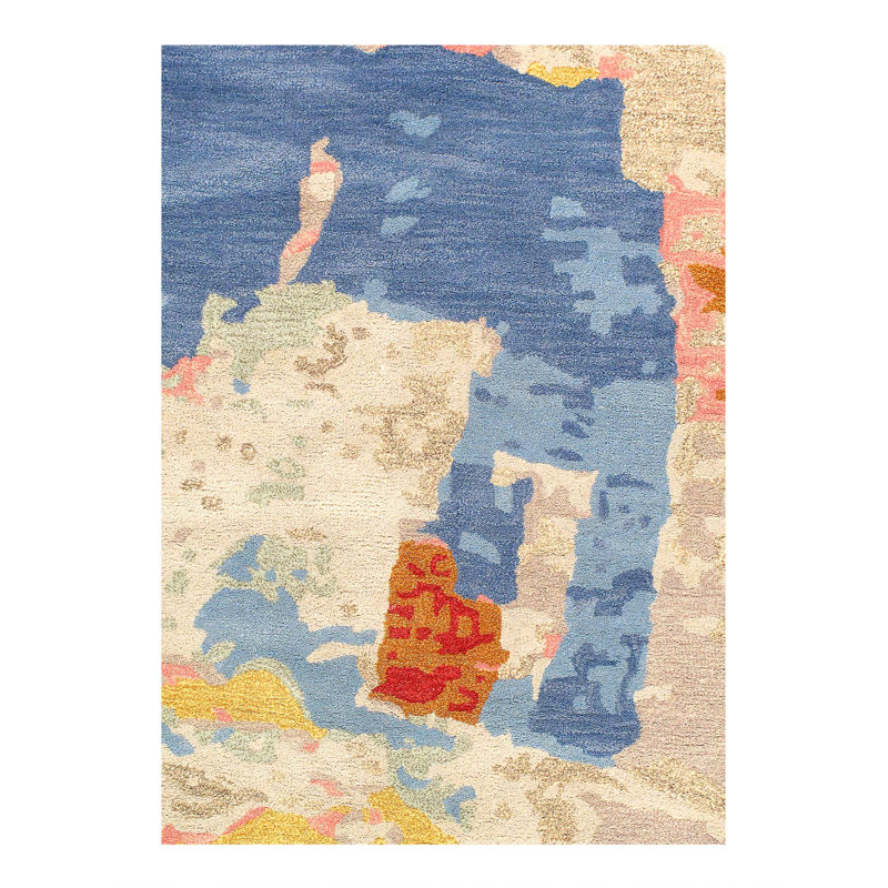 One-of-a-Kind Round 5' Hand Tufted Area Rug