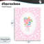 Plaque murale rose bouquet féminin, design par Corinne Haig