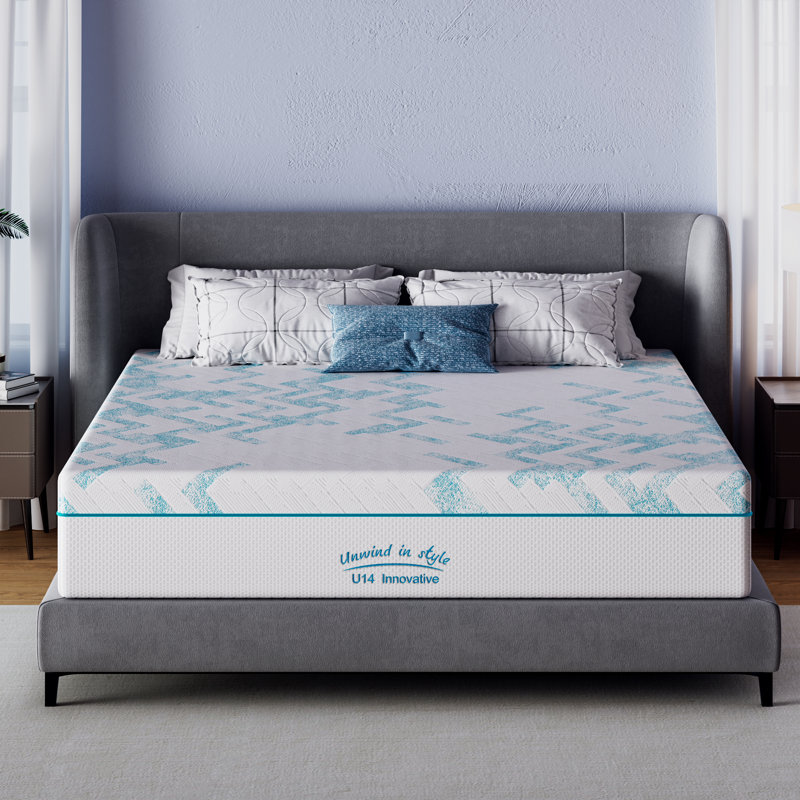 Matelas en mousse viscoélastique gélifiée 14 po, Très grand lit