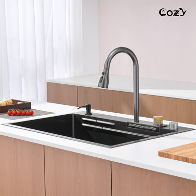 33x22″ Stainless Steel Single Kitchen Sink