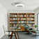 17" 5-Blade White LED Ceiling Fan With Remote Control