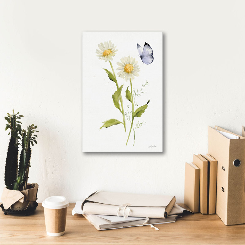 "Epic Graffiti" Wild for Wildflowers 4 "par Katrina Pete, art mural sur toile, 12 po x 18 po
