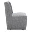Fauteuil d'appoint rembourré à oreilles Petasos avec roulettes-1217101156