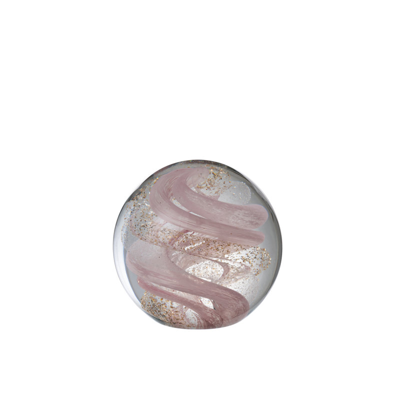 Piper Glass Decorative Object, 10cm H x 10cm W x 10cm D