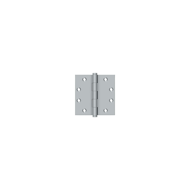 102'' x 102'' Butt Bearing Hinge, Brushed Chrome