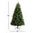 White 7.5' Pre-Lit Pine Christmas Tree