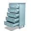 Commode 5 tiroirs Kolya - Finition bleue-615445348