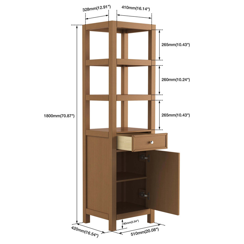 Armoire de rangement de meuble-lavabo 20 po