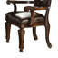 Chaise de salle à manger avec accoudoirs capitonnés Holdsworth