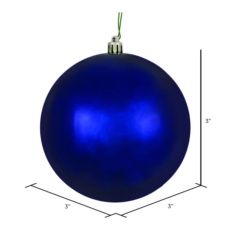 Babiole incassable, H 3 po x l 3 po x P 3 po, Bleu nuit brillant