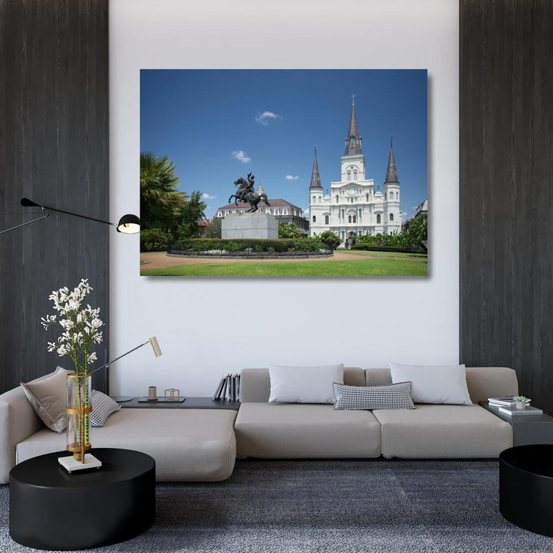 Jackson Square in New Orleans, 35" H x 48" W