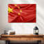 Drapeau chinois froissé