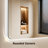 UL Certified Modern Backlit LED Rounded Rectangle Bathroom Mirror,Tempered Glass Anti-Fog 3 Color Dimmable with Memory Function-864143971