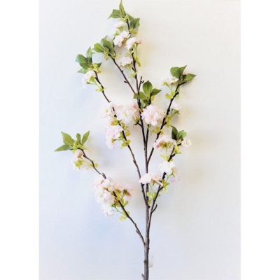 Fleurs de cerisier blanc en fleurs artificielles