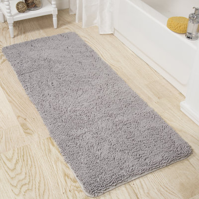 Pearletta Bath Rug with Non-Slip Backing Set