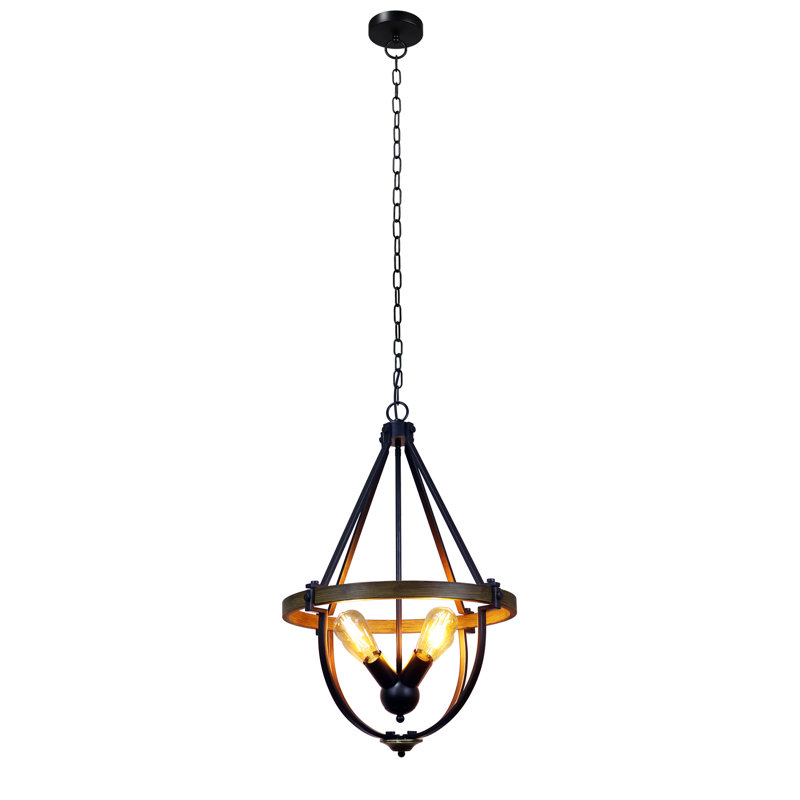 Luminaire suspendu lanterne 4 lumières