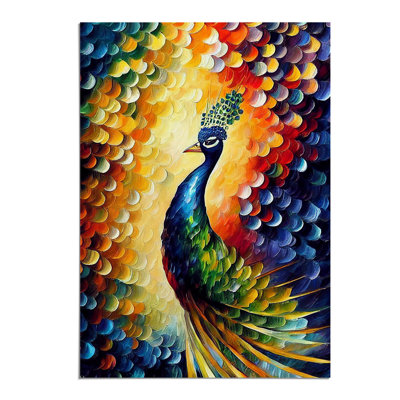 Peacock Portrait No.3 - Wall Art