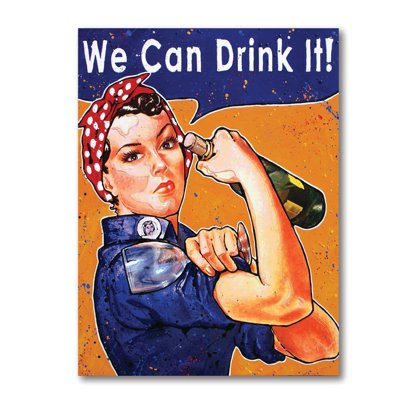 Studio Series - We Can Drink It - Toile tendue avec châssis - Collection Hance