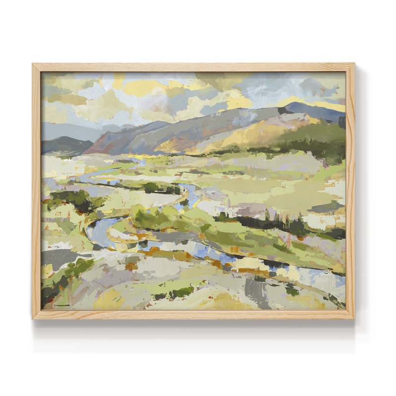 Mile Ten - Reproduction encadrée - réversible, Naturel, H 11 po x l 14 po