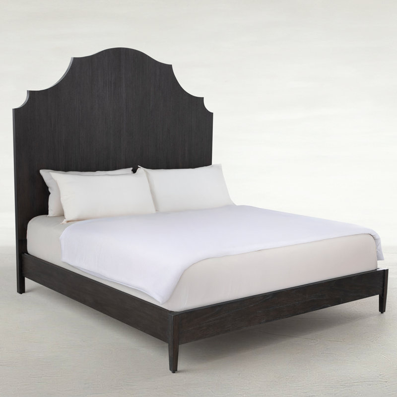 Princeton Bed, King, Cerused Forest Black
