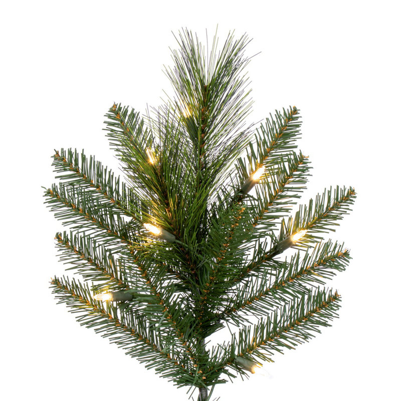 Gioele 7.5' Lighted Artificial Pine Christmas Tree