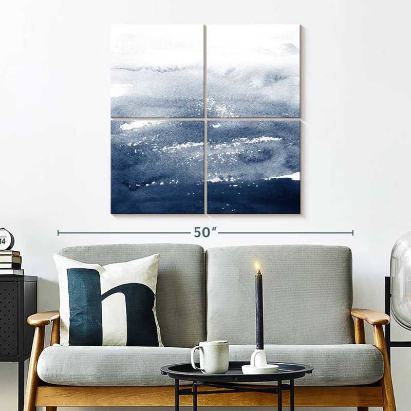 The Deep Blue, 32" H x 32" W