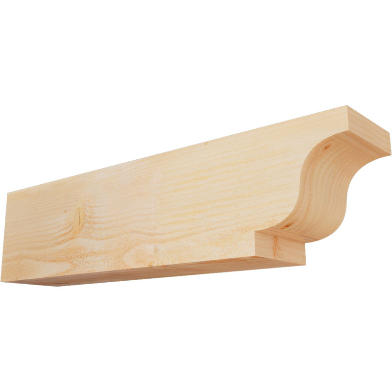 Newport Rough Sawn Rafter Tail, Douglas Fir, 8" H x 32" W x 6" D