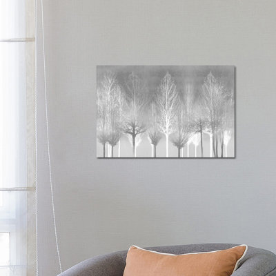 Silver Trees by Kate Bennett - Wrapped Canvas Painting