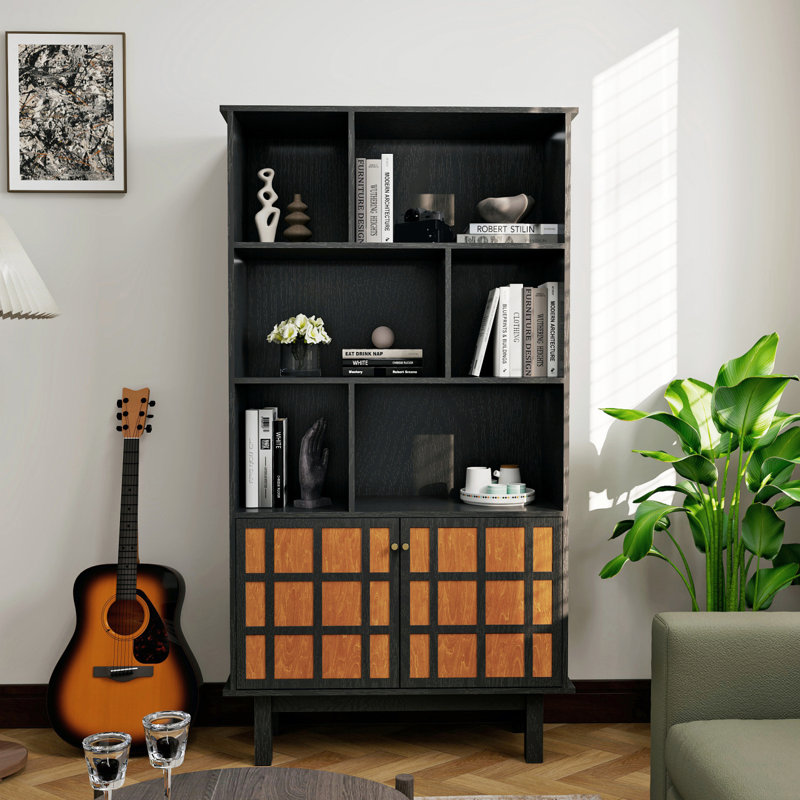Bookcase With Cabinet, Bookshelf With Doors