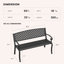 Banc de jardin Cl floral