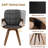 Braiden Swivel Faux Leather Dining Chair-610463322