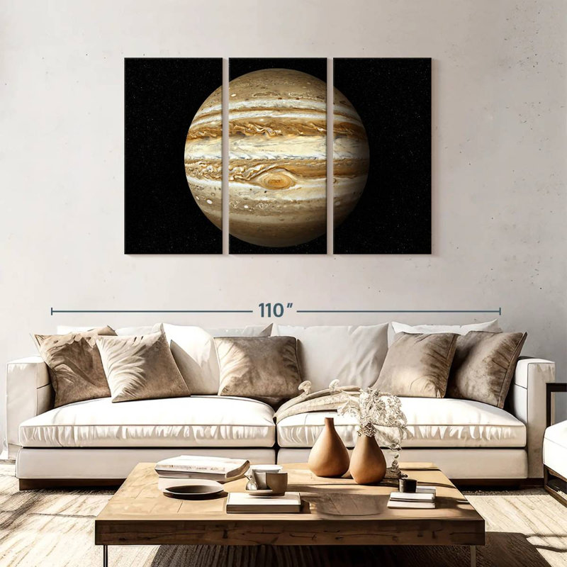 Oberle Jupiter Planet, 48" H x 74" W