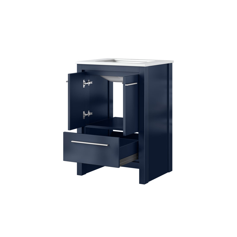 Meuble-lavabo avec plateau en marbre de culture, Marine