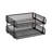 Mind Reader Stackable Paper Tray, Desktop Organizer, File Storage, Office, Metal Mesh, 13.5"L x 10"W x 7.25"H, 2 Pieces-39156618