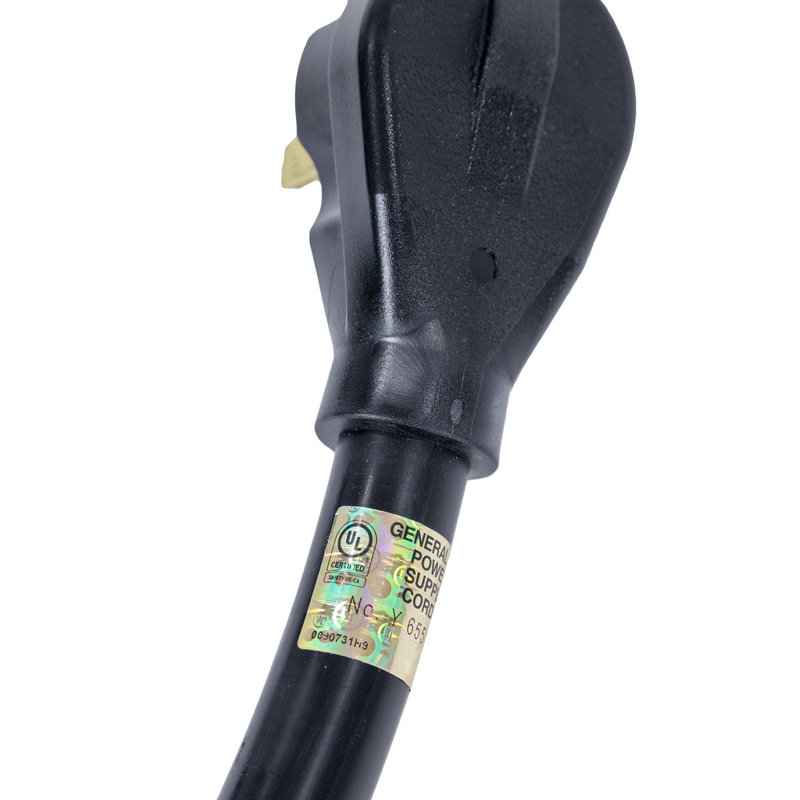 DR. INFRARED HEATER Power Cord with NEMA 6-50P Plug, Black, 1" H x 108" W x 1" D