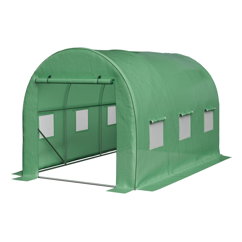 Home-Complete Walk In Greenhouse - Outdoor Green House with Vented Windows