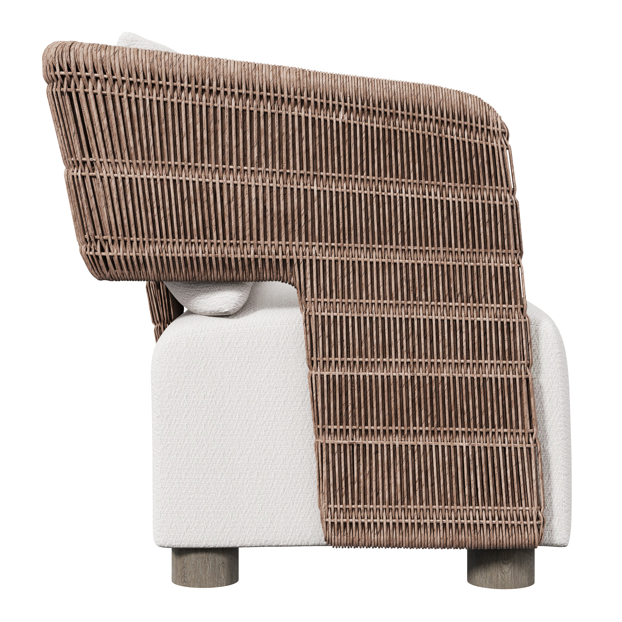 Bernhardt Maldives Outdoor Sofa, White