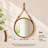 Brown Belt Hanging Mirror