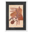 Oliver Gal Shapes in Copper Abstract - Luxury Black Mat Framed Shadowbox Art-88897785-88897789