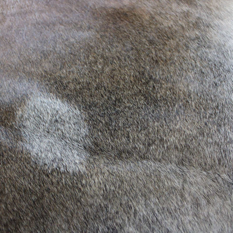 Cowhide Rug Tan Grey