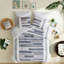 Ensemble de literie moderne en coton, double / grand, style artisanal pour la maison