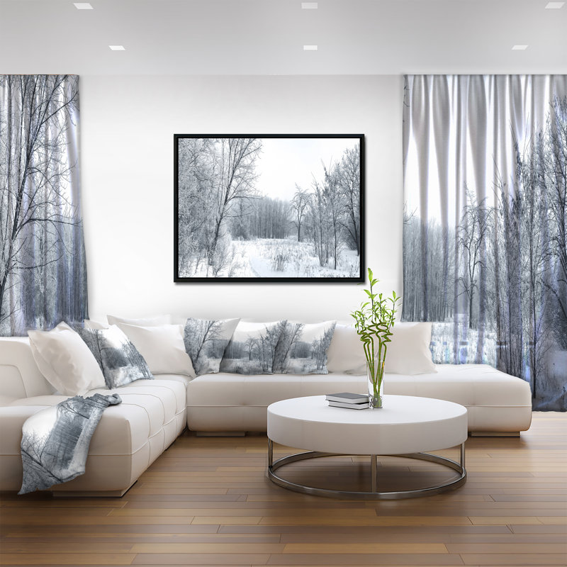 " Beautiful Winter Panorama ", 30" H x 40" W x 1.5" D